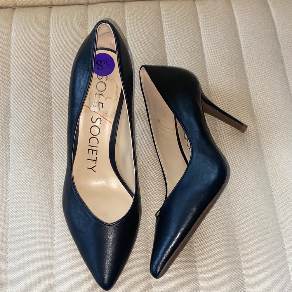 EUC SOLE SOCIETY Black Heels 8.5